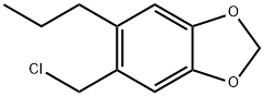 3,4-METHYLENEDIOXYBENZYL CHLORIDE Structural