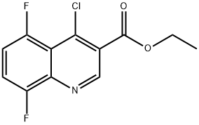 4-CHLORO-5,8-DIFLUOROQUINOLINE-3-CARBOXYLIC ACID ETHYL ESTER