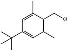 4-Tert-butyl-2,6-dimethylbenzylchloroide Structural