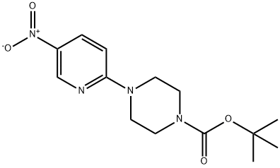 1-BOC-4-(5-NITRO-2-PYRIDYL)PIPERAZINE Structural