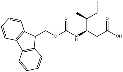 Fmoc-L-beta-homoisoleucine Structural