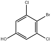 Phenol, 4-broMo-3,5-dichloro- Structural