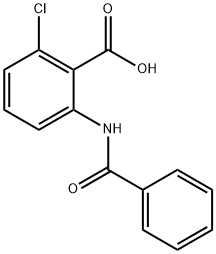 6-Chloro-N-benzoylanthranilic acid Structural