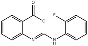 2-(2-FLUOROANILINO)-4H-3,1-BENZOXAZIN-4-ONE