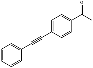 1-[4-(2-PHENYLETH-1-YNYL)PHENYL]ETHAN-1-ONE Structural