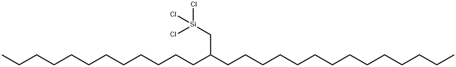 13-(TRICHLOROSILYLMETHYL)HEPTACOSANE Structural