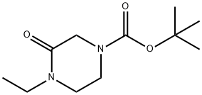 1-ETHYL-4-(TERT-BUTYLOXYCARBONYL)PIPERAZIN-2-ONE Structural