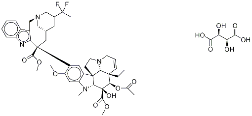 Vinflunine Ditartrate Structural
