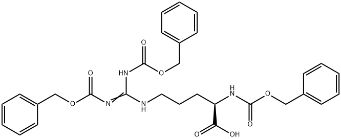 N-α,N-ω-,N-ω′-Tri-Z-D-arginine Structural