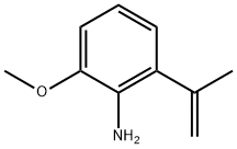 Benzenamine,  2-methoxy-6-(1-methylethenyl)- Structural