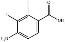 4-Amino-2,3-difluorobenzoic acid Structural