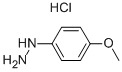 4-Methoxyphenylhydrazine hydrochloride Structural Picture