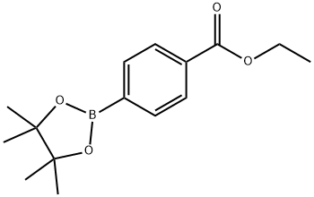 ETHYL 4-(4,4,5,5-TETRAMETHYL-1,3,2-DIOXABOROLAN-2-YL)BENZOATE Structural