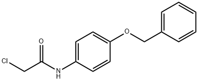 N-(4-BENZYLOXY-PHENYL)-2-CHLORO-ACETAMIDE Structural