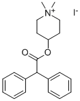 4-DIPHENYLACETOXY-N-METHYLPIPERIDINE METHIODIDE Structural