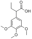 (R/S)-2-(3,4,5-TRIMETHOXYPHENYL)BUTYRIC ACID Structural