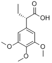 (S)-2-(3,4,5-TRIMETHOXYPHENYL)BUTYRIC ACID Structural