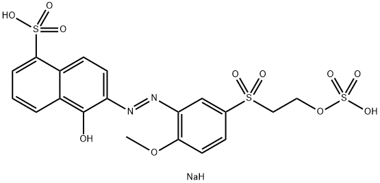 disodium 5-hydroxy-6-[[2-methoxy-5-[[2-(sulphonatooxy)ethyl]sulphonyl]phenyl]azo]naphthalenesulphonate