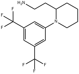 N1-[2-(2-PIPERIDYL)ETHYL]-3,5-DI(TRIFLUOROMETHYL)ANILINE Structural