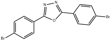 2,5-Bis(4-bromophenyl)-1,3,4-oxadiazole Structural