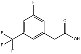 3-Fluoro-5-(trifluoroMethyl)phenylacetic acid Structural