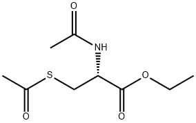 S,N-diacetylcysteine monoethyl ester Structural