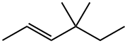 trans-4,4-Dimethyl-2-hexene Structural