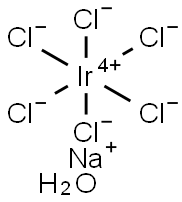 Sodium hexachloroiridate (IV) hexahydrate Structural