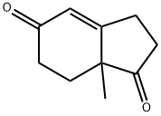 7A-METHYL-2,3,7,7A-TETRAHYDRO-1H-INDENE-1,5(6H)-DIONE Structural