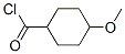 Cyclohexanecarbonyl chloride, 4-methoxy- (9CI) Structural