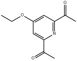 Ethanone, 1,1-(4-ethoxy-2,6-pyridinediyl)bis- (9CI) Structural