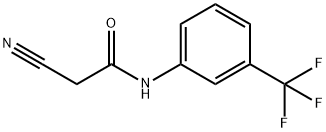 2-CYANO-N-[3-(TRIFLUOROMETHYL)PHENYL]ACETAMIDE Structural