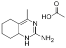 Quinazoline, 1,5,6,7,8,8a-hexahydro-2-amino-4-methyl-, monoacetate Structural