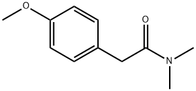 N,N-Dimethyl-2-(4-methoxyphenyl)-acetamide  Structural