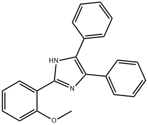 2-(2-Methoxyphenyl)-4,5-diphenyl-1H-imidazole Structural