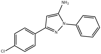 5-(4-CHLORO-PHENYL)-2-PHENYL-2H-PYRAZOL-3-YLAMINE Structural