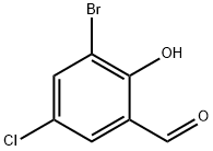 3-Bromo-5-chlorosalicylaldehyde Structural Picture