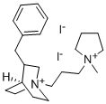 3-Benzyl-1-(3-(1-methylpyrrolidinio)propyl)quinuclidinium, diiodide