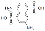 3,8-diaminonaphthalene-1,5-disulphonic acid  Structural