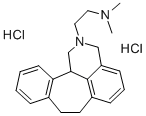 Benzo(6,7)cyclohept(1,2,3-de)isoquinoline, 1,2,3,7,8,12b-hexahydro-2-( 2-(dimethylamino)ethyl)-, dihydrochloride Structural