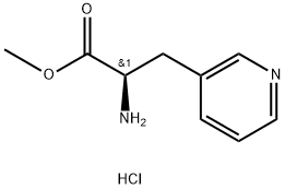 (R)-2-AMINO-3-PYRIDIN-3-YL-PROPIONIC ACID METHYL ESTER 2 HCL Structural