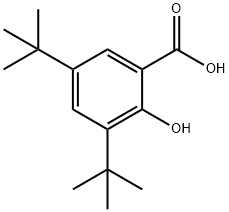 3,5-Bis-tert-butylsalicylic acid Structural