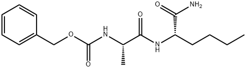 L-Norleucinamide, N-[(phenylmethoxy)carbonyl]-L-alanyl- Structural