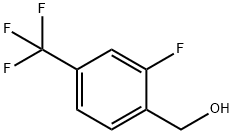 2-FLUORO-4-(TRIFLUOROMETHYL)BENZYL ALCOHOL Structural