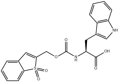 N-BSMOC-L-TRYPTOPHAN Structural