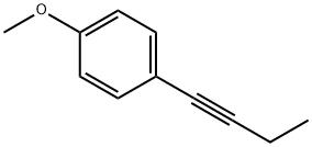Benzene, 1-(1-butynyl)-4-methoxy- (9CI) Structural