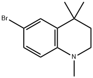 6-broMo-1,4,4-triMethyl-1,2,3,4-tetrahydroquinoline Structural