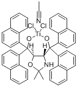 (4R,5R)-(-)-2,2-DIMETHYL-A,A,A',A'-TETRA(1-NAPHTHYL)-1,3-DIOXOLANE-4,5-DIMETHANOLATOTITANIUM(IV) DICHLORIDE ACETONITRILE ADDUCT