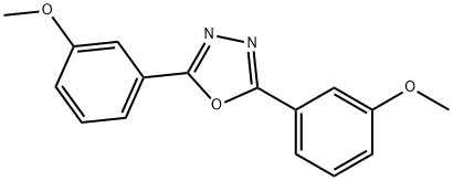 2,5-BIS(3-METHOXYPHENYL)-1,3,4-OXADIAZOLE Structural