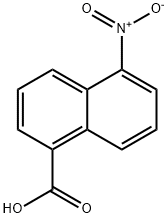 5-NITRO-NAPHTHALENE-1-CARBOXYLIC ACID Structural